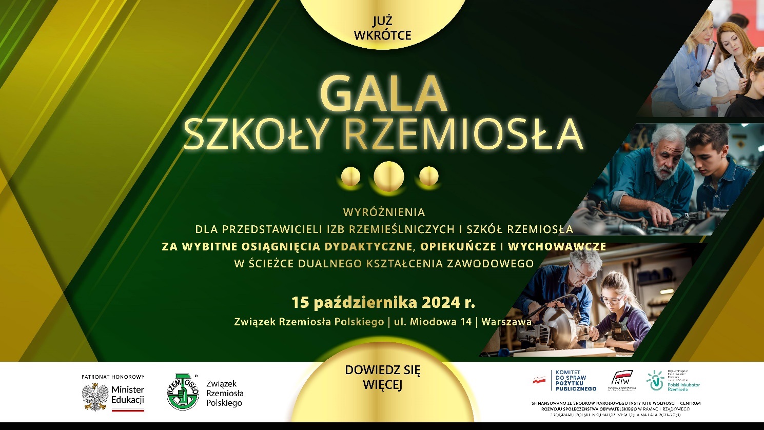 Zapowiedź Gali „Szkoły Rzemiosła”